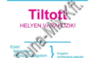 Tiltott helyen várakozik 1
